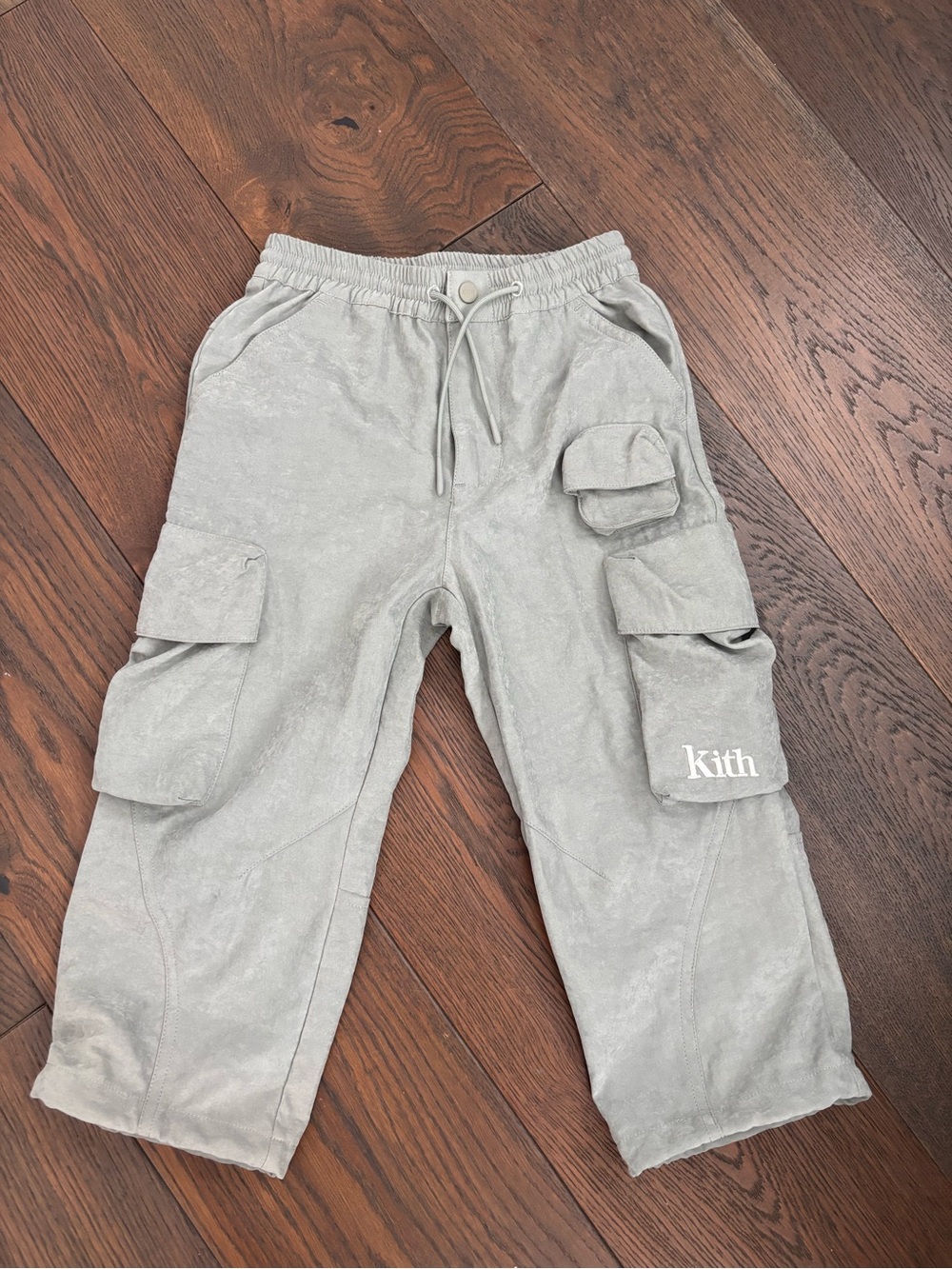Kith Kids Light Gray Cargo Joggers
